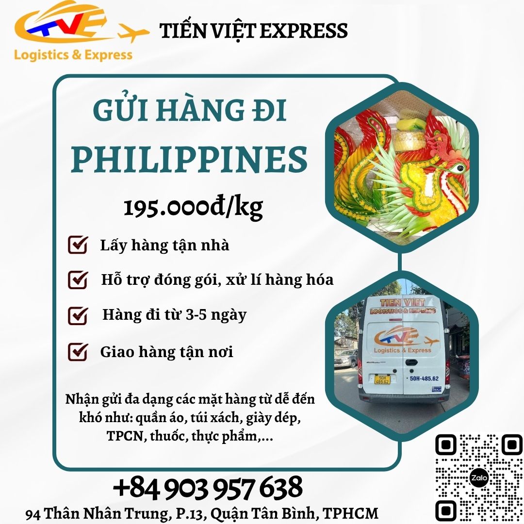 Gửi hàng đi Philippines - Tiến Việt Express